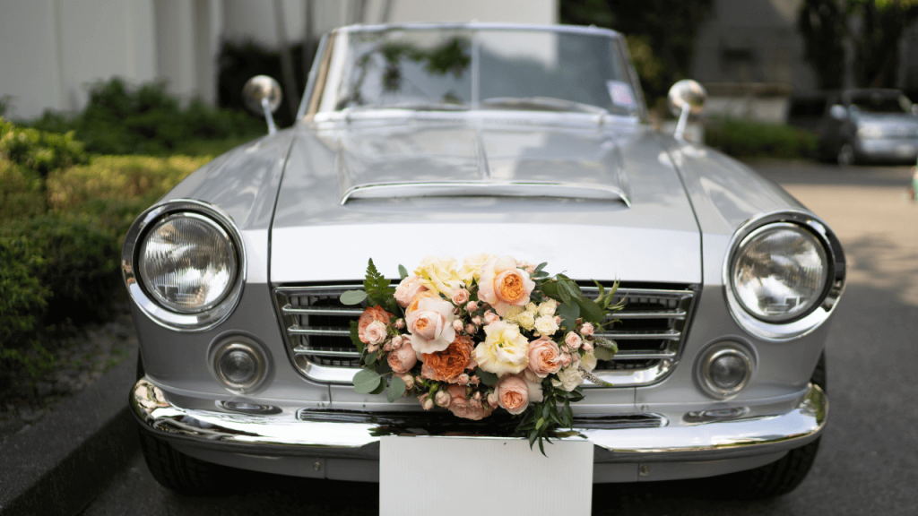 Vintage Wedding Car